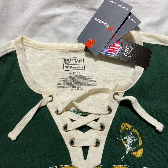 Women’s Greenbay Packers sweatshirt +t-shirt, size S/M, NWT! - Picture 3 of 10
